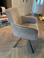 Eleonora Sef eetkamerstoelen echt leer, bouclé, Ophalen, Overige kleuren, Leer, Zo goed als nieuw