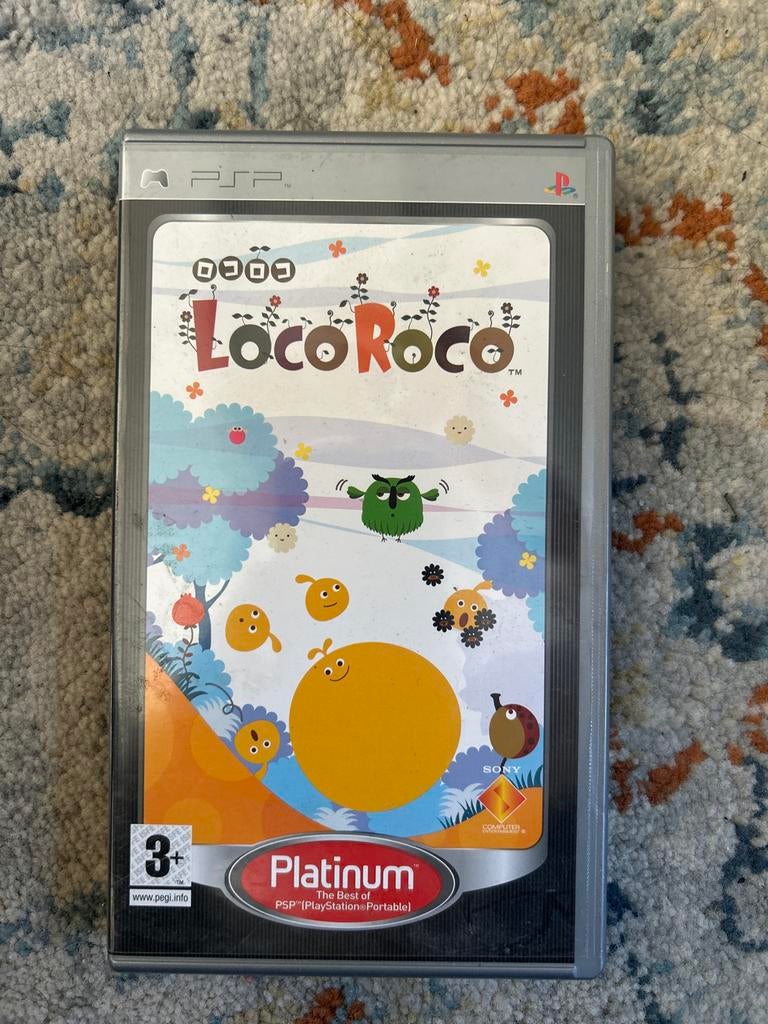 LocoRoco PSP Platinum - Leuk en kleurrijk avontuur!, Ophalen, Gebruikt, 1 speler, Vanaf 3 jaar
