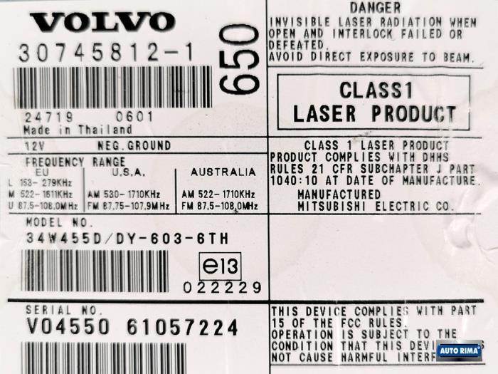 Radio CD Speler van een Volvo V70, Gebruikt, -, -, Ophalen of Verzenden