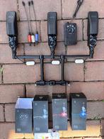 Nash 3R 3+1 beetmelders, Watersport en Boten, Hengelsport | Karpervissen, Ophalen of Verzenden, Zo goed als nieuw, Complete set