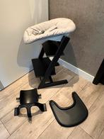 Zeer complete set , stokke stoel , newbronset , babyset en p, Kinderen en Baby's, Kinderstoelen, Ophalen of Verzenden, Zo goed als nieuw