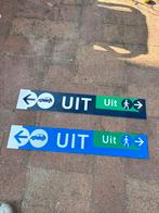 Verkeersbord uitrij bord aluminium, Ophalen of Verzenden, Gebruikt, Overige soorten, Overige typen