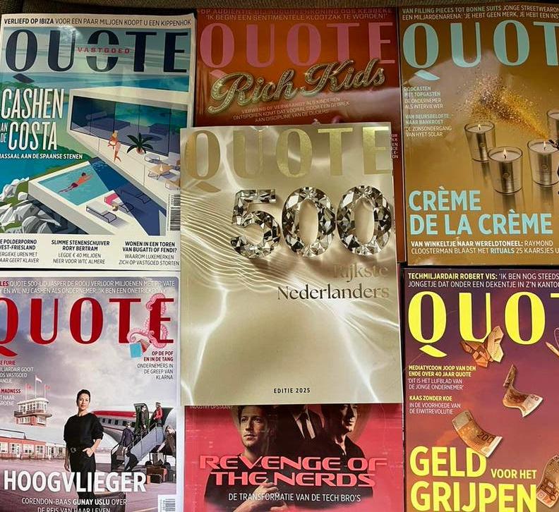 7 edities van de Quote, Boeken, Ophalen of Verzenden, Zo goed als nieuw