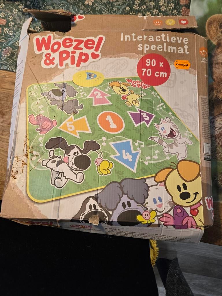 Woezel & Pip Interactieve Speelmat met Geluidseffecten, Ophalen of Verzenden