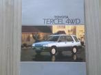 Toyota Tercel 4WD Brochure, Ophalen of Verzenden, Zo goed als nieuw, Toyota