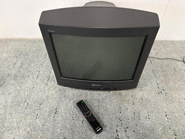 Sony 21 inch CRT tv + remote jaren 90, Audio, Tv en Foto, Vintage Televisies, Gebruikt, 40 tot 60 cm, Sony, Ophalen of Verzenden