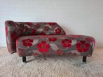 Vintage Gelderland Chaise Longue Bloemenprint, Ophalen, Eenpersoons, Minder dan 150 cm