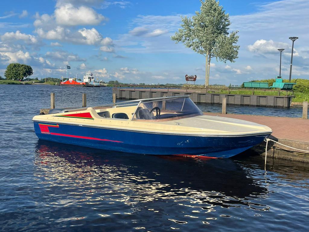 Beekman Delta 442, Watersport en Boten, Speedboten, Zo goed als nieuw, 3 tot 6 meter, Benzine, Minder dan 70 pk, Polyester, Buitenboordmotor