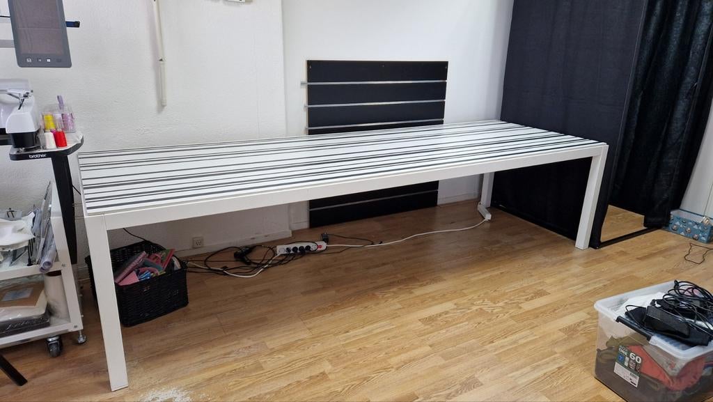 Grote kantine tafel 300x100 cm, Huis en Inrichting, Tafels | Eettafels, Ophalen, Overige materialen, Gebruikt, 100 tot 150 cm