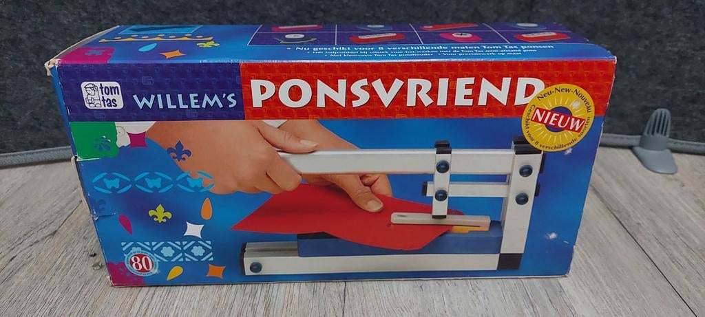 Tom Tas ponsmachine, Hobby en Vrije tijd, Ophalen of Verzenden