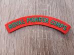 Royal Pioneer Corps arm sleeve., Ophalen of Verzenden, Landmacht, Engeland, Embleem of Badge