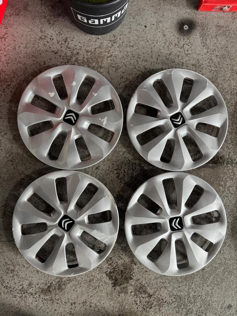 Citroen wieldoppen 15 inch, Auto diversen, Wieldoppen, Ophalen of Verzenden, Zo goed als nieuw