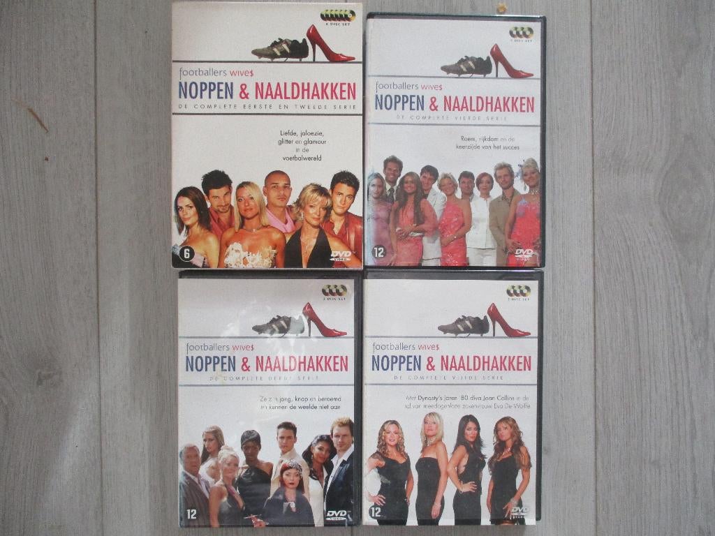 Noppen en naaldhakken 4 dvd boxen, Gebruikt, Alle leeftijden, Boxset, Ophalen of Verzenden