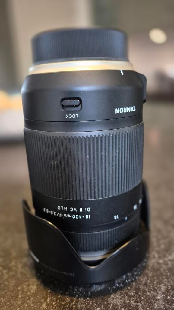 Tamron 18-400mm f/3.5-6.3 Di II VC HLD Nikon ~ Nieuwstaat!, Ophalen, Zo goed als nieuw, Telelens, Zoom