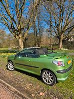 Peugeot 206 1.6 16V CC 2003 Groen, Voorwielaandrijving, Zwart, 4 cilinders, Cabriolet