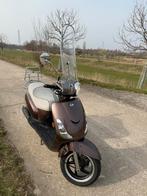 Sym Fiddle 2 Scooter - Bruin, Fietsen en Brommers, Scooters | SYM, Ophalen, Gebruikt, Benzine, Fiddle