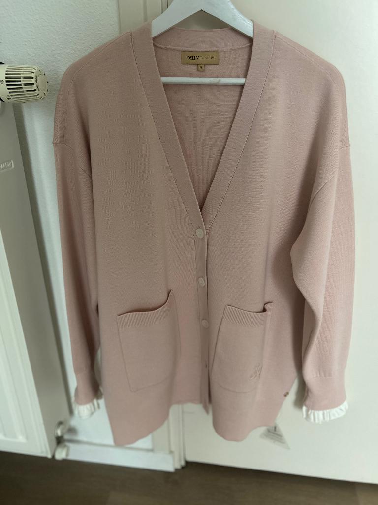 Josh v SHAUNA oversized vest met afneembare volant details, Ophalen of Verzenden, Zo goed als nieuw, Roze