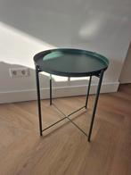 IKEA GLADOM Salontafel met dienblad, donkergroen, Huis en Inrichting, Minder dan 55 cm, Modern, Scandinavisch, Metaal of Aluminium