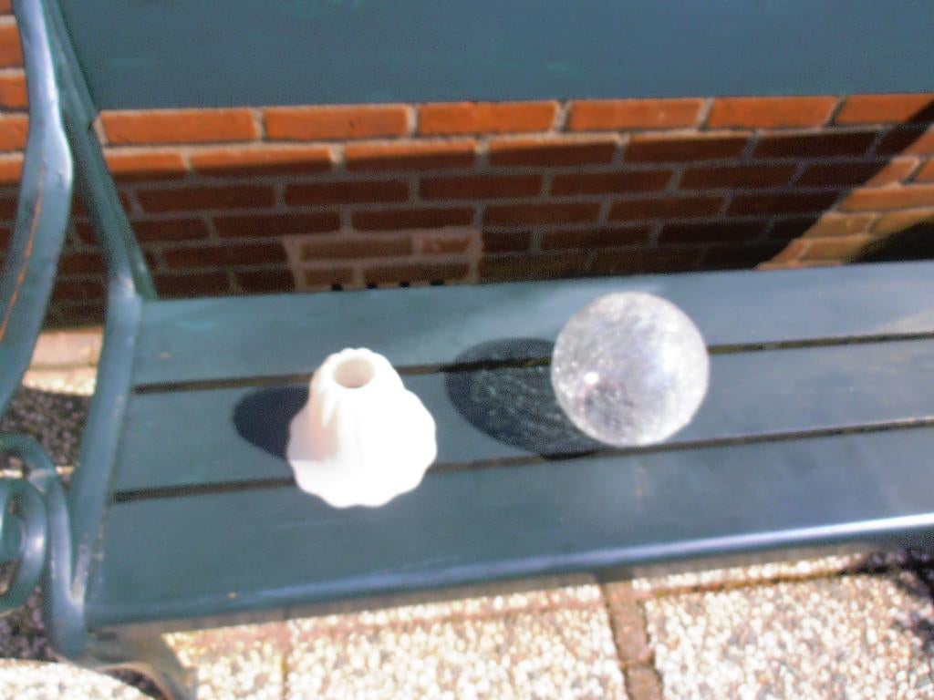 lamp glas, Ophalen, Zo goed als nieuw, Glas, Minder dan 50 cm