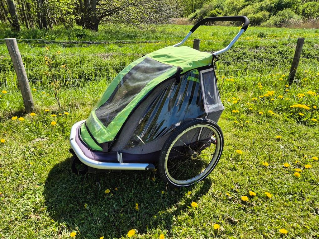 Croozer Kid for 2 Fietskar, -hardloop en wandelwagen, Fietsen en Brommers, Fietsaccessoires | Aanhangers en Karren, Ophalen, Gebruikt