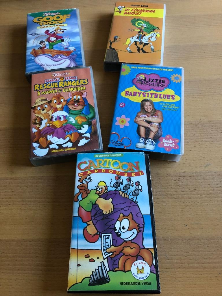 Te koop goede video's voor kinderen., Cd's en Dvd's, VHS | Kinderen en Jeugd, Alle leeftijden, Ophalen of Verzenden, Zo goed als nieuw