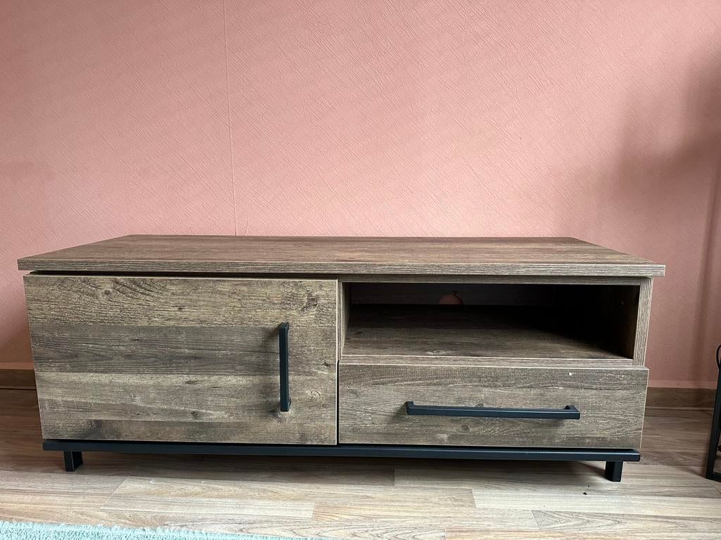 tv meubel, Gebruikt, 100 tot 150 cm, Ophalen of Verzenden, Minder dan 100 cm