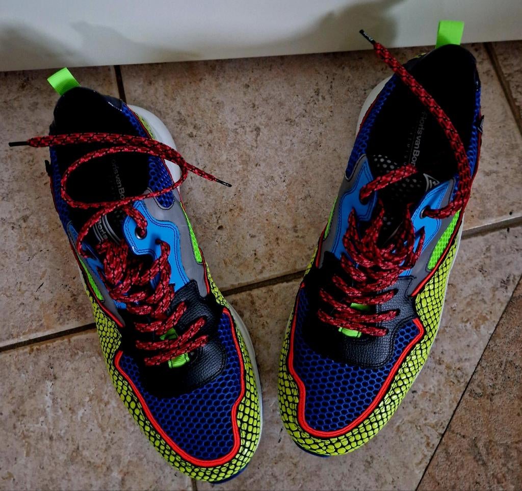 Floris van Bommel Premium sneakers, Ophalen of Verzenden, Blauw