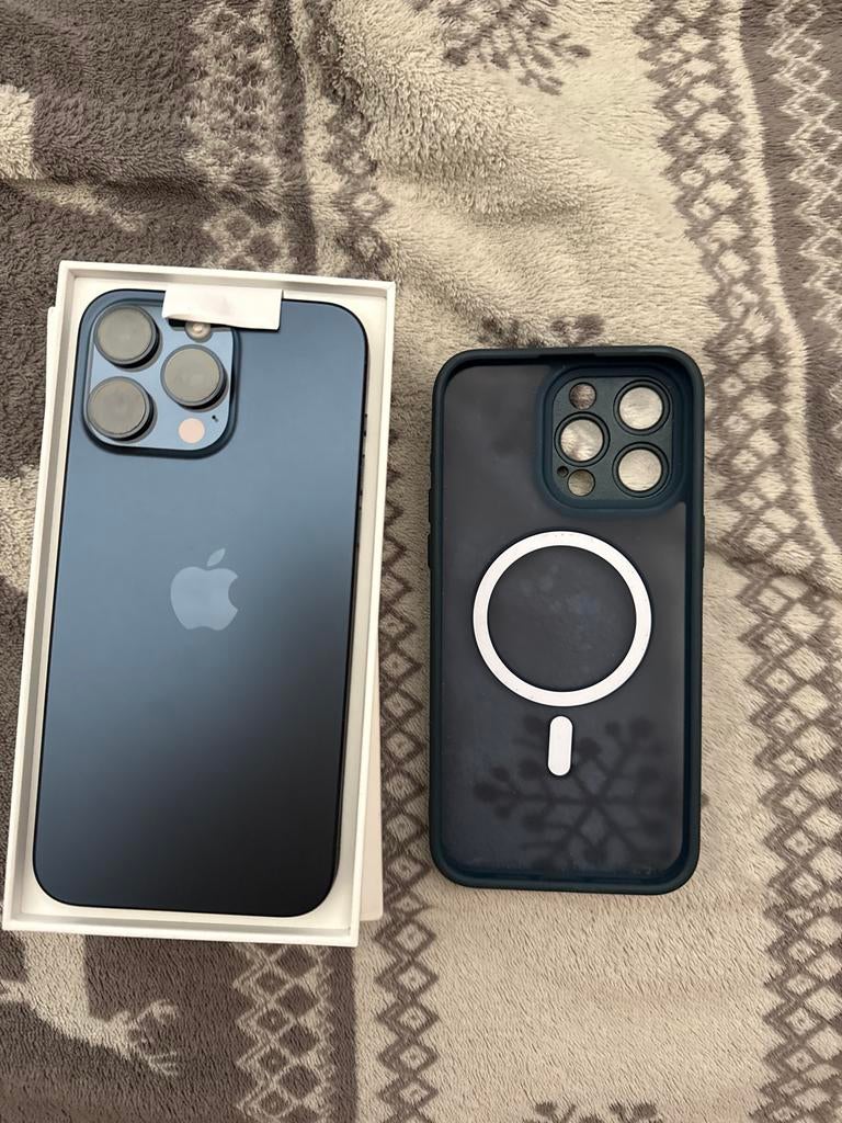 iPhone 15 Pro Max 512 blauw- Zo goed als nieuw, 512 GB, Blauw, Ophalen of Verzenden, Zo goed als nieuw