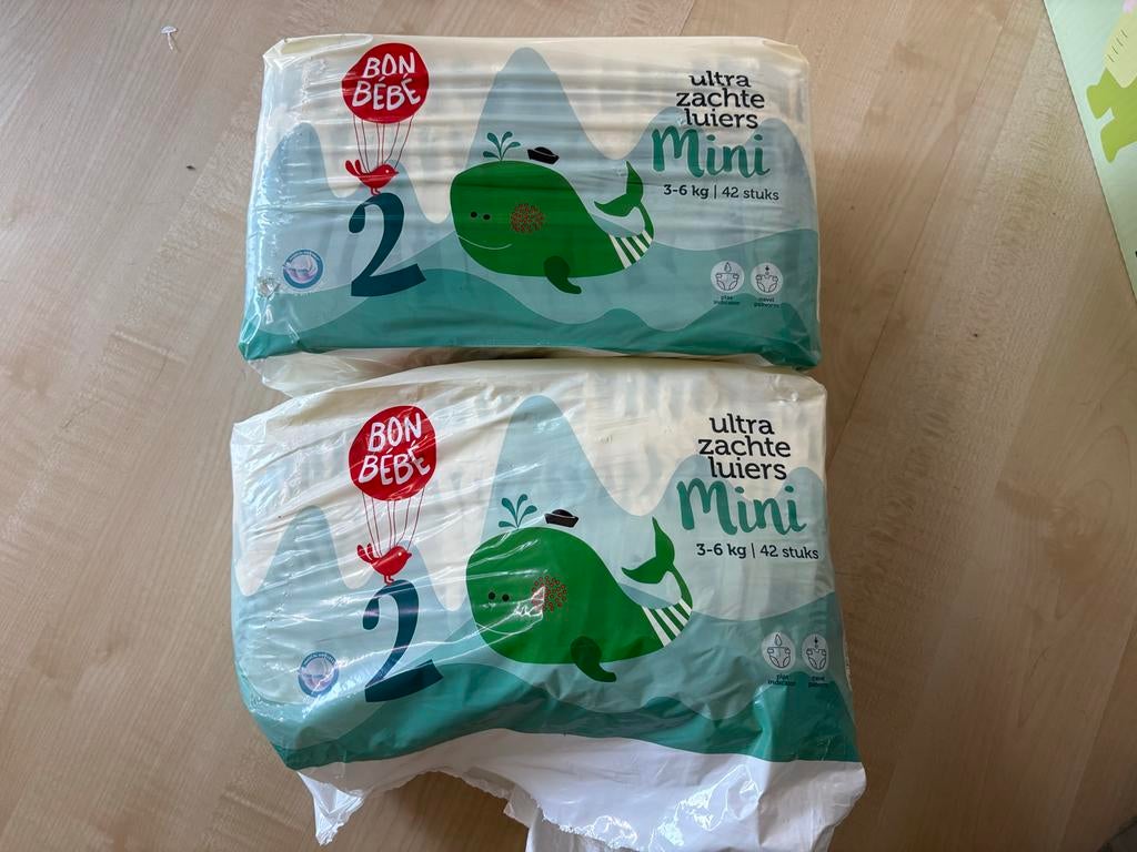Bon Bébé luiers maat 2 (81 stuks), Ophalen of Verzenden, Nieuw