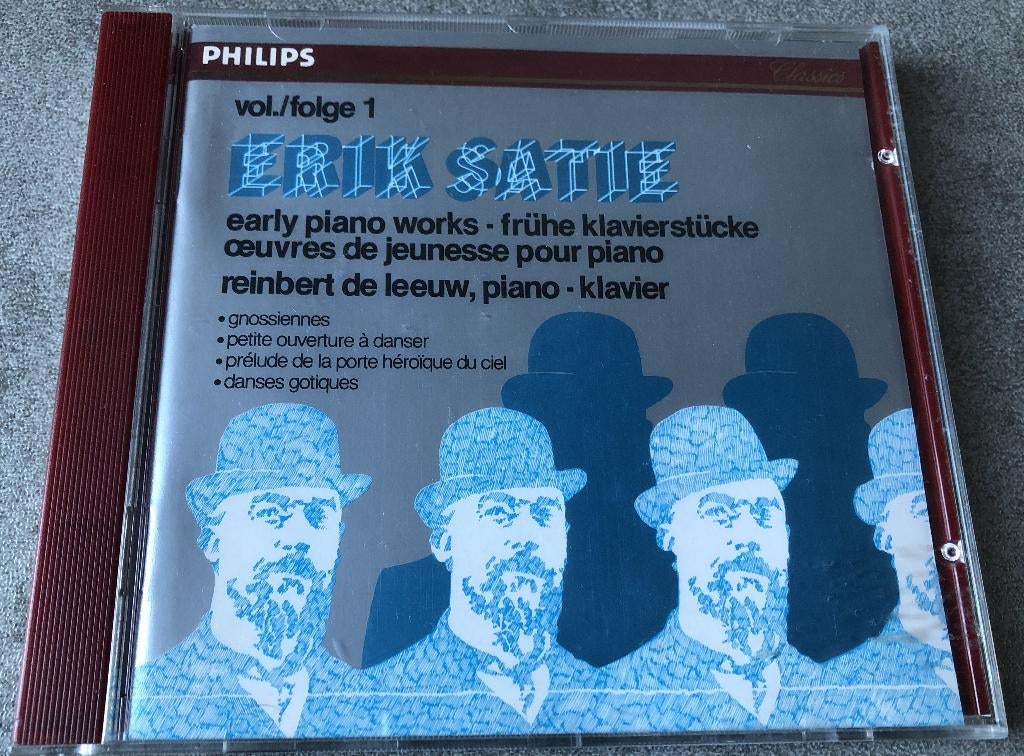 ERIK SATIE - EARLY PIANO WORKS VOL 1 - REINBERT DE LEEUW, Ophalen of Verzenden, Modernisme tot heden, Zo goed als nieuw, Kamermuziek