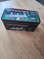 texas hold'em poker set, Hobby en Vrije tijd, Gezelschapsspellen | Kaartspellen, Vijf spelers of meer, Ophalen of Verzenden, Zo goed als nieuw
