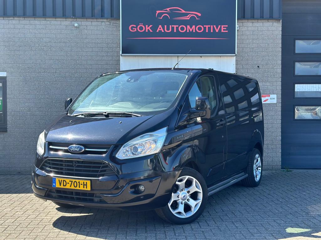 Ford Transit Custom 270 2.2 TDCI L1H1 / MARGE / Stoelverwarm, Voorwielaandrijving, Euro 5, Gebruikt, Zwart