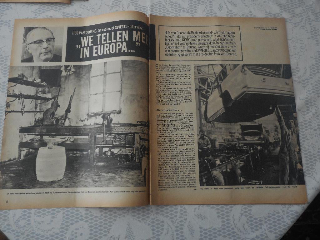 Eindhoven. Daf. Hub van Doorne. We tellen mee. 1965., Verzamelen, Tijdschriften, Kranten en Knipsels, Ophalen of Verzenden, 1960 tot 1980