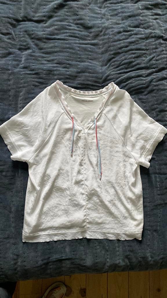 Marccain sport shirt mt 5, Kleding | Dames, T-shirts, Maat 38/40 (M), Wit, Ophalen of Verzenden, Zo goed als nieuw