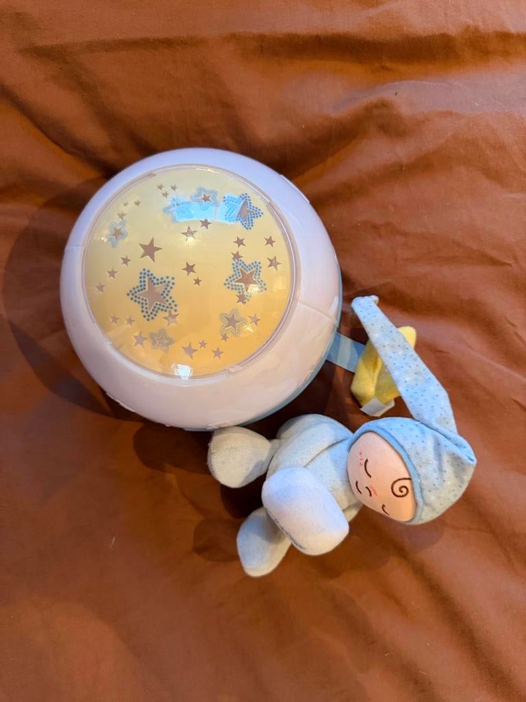 Nachtlampje met sterrenprojector voor baby's/kinderen, Kinderen en Baby's, Ophalen, Zo goed als nieuw, Overige typen, Met licht