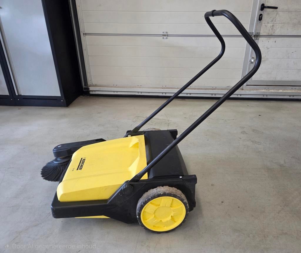 Kärcher veegmachine s750, Tuin en Terras, Veegmachines, Ophalen of Verzenden, Zo goed als nieuw, Kärcher