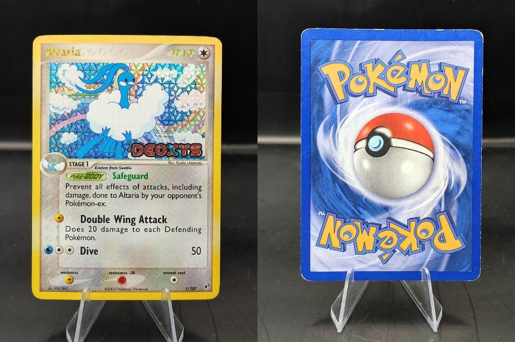 Altaria Deoxys stamp (DX 1) - Light Played, Ophalen of Verzenden, Gebruikt, Losse kaart