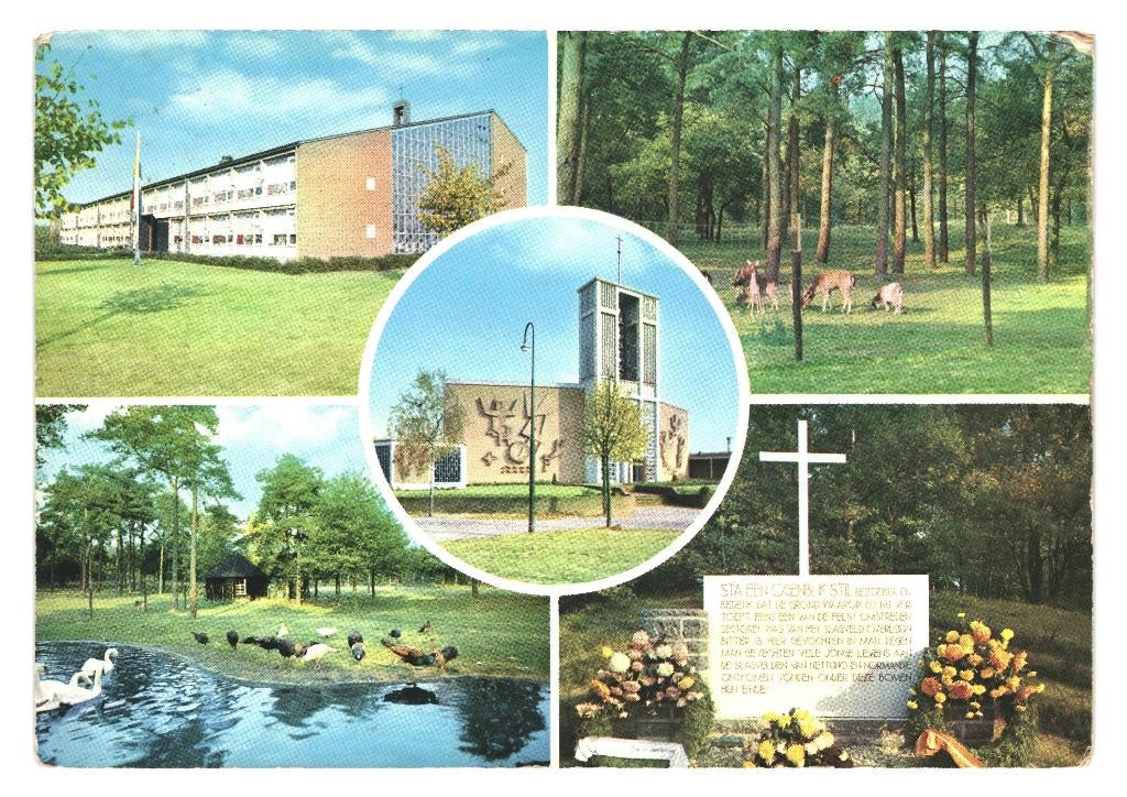 802451 Overloon N Br 1967 Gelopen met Postzegel, Verzamelen, Ansichtkaarten | Nederland, Gelopen, Noord-Brabant, 1960 tot 1980