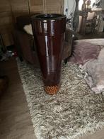 Hele mooie 1 meter hoge bruine vaas, Huis en Inrichting, Woonaccessoires | Zuilen en Pilaren, Ophalen, Gebruikt