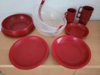Curver picnic camping servies Set, Overige materialen, Gebruikt, Onbekend, Ophalen of Verzenden
