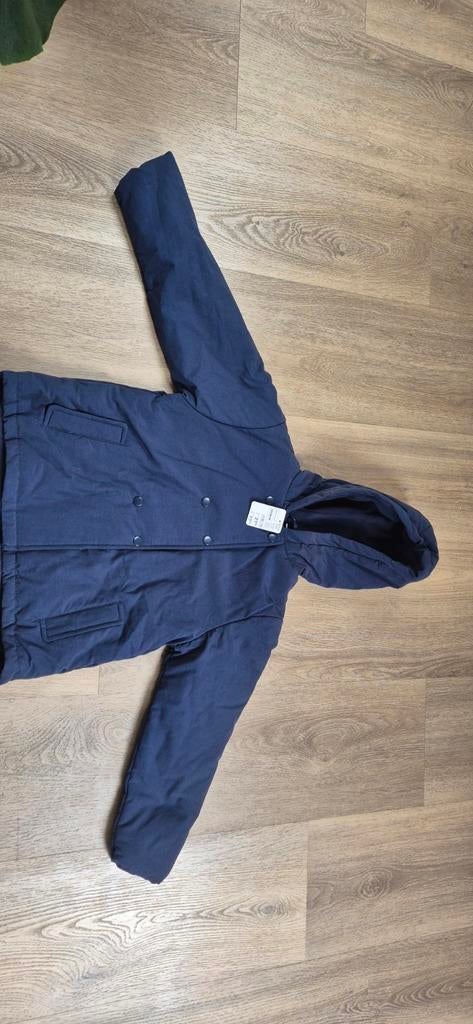 Nieuwe donkerblauwe winterjas, maat 122/128, Kinderen en Baby's, Kinderkleding | Maat 122, Zeeman, Nieuw, Ophalen of Verzenden