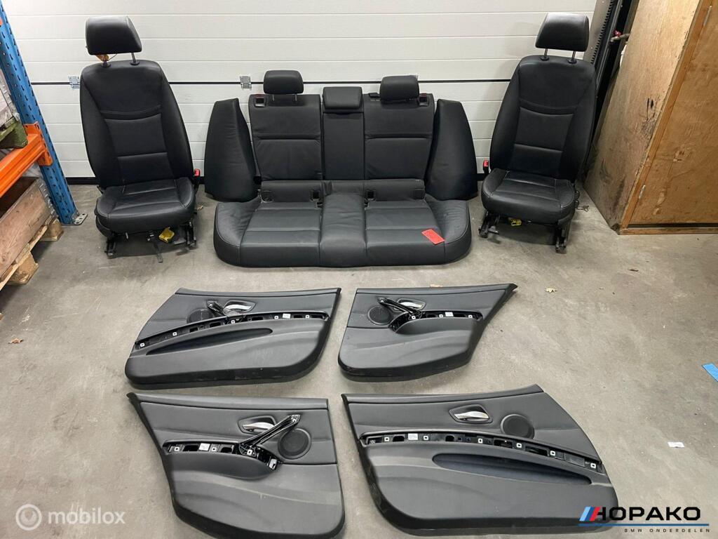 BMW E91 3 serie Interieur zwart leder VERWARMD, Gebruikt, Einsteinlaan 5 rijswijk, Bmw, Ophalen of Verzenden