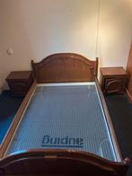 Eiken bed 140-200 incl, Ophalen, Zo goed als nieuw, Tweepersoons