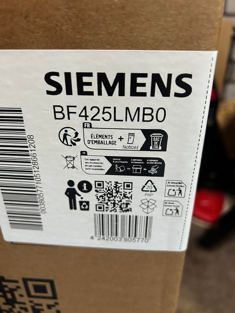 Inbouwmagnetron Zwart BF425LMB0, Witgoed en Apparatuur, Magnetrons, Verzenden, Nieuw, Inbouw, Magnetron