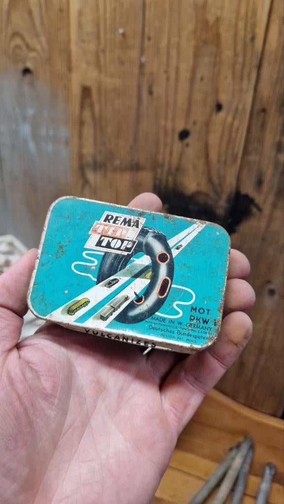 Rema tip top blikje, Ophalen of Verzenden, Gebruikt, Overige