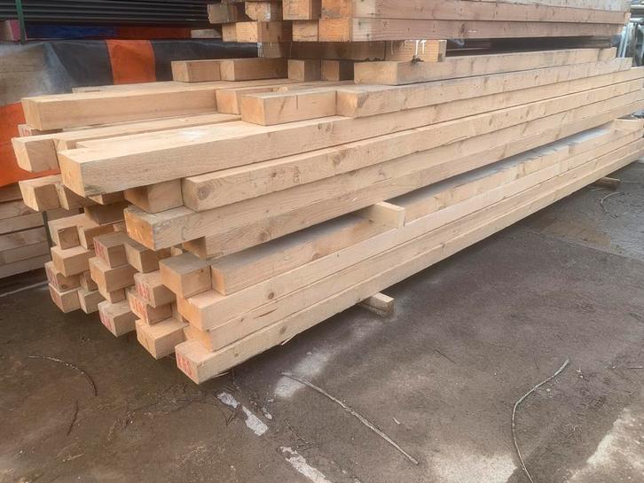 Vuren planken, raggels, ribben balken, Doe-het-zelf en Verbouw, Hout en Planken, Zo goed als nieuw, Plank, Vuren, Ophalen