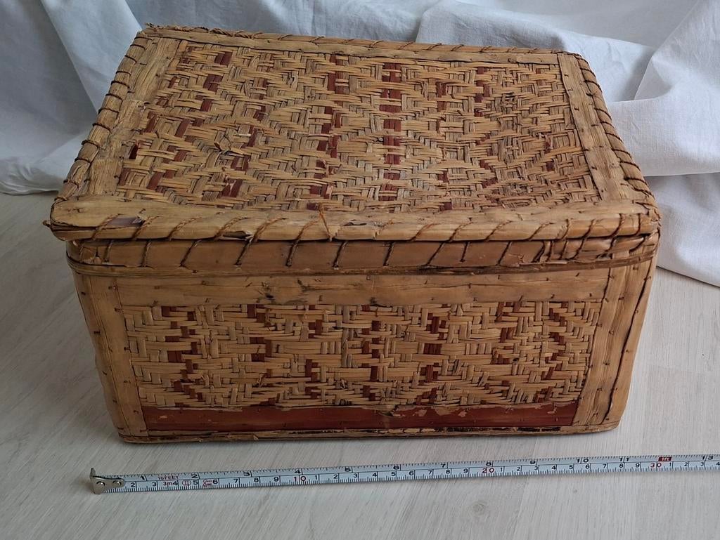 Handgevlochten mand uit Papua Nieuw Guinea, Ophalen of Verzenden