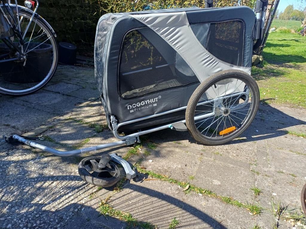 DOGGYHUT Premium Hondenfietskar - Zo goed als nieuw, Ophalen, Zo goed als nieuw, Hondenkar