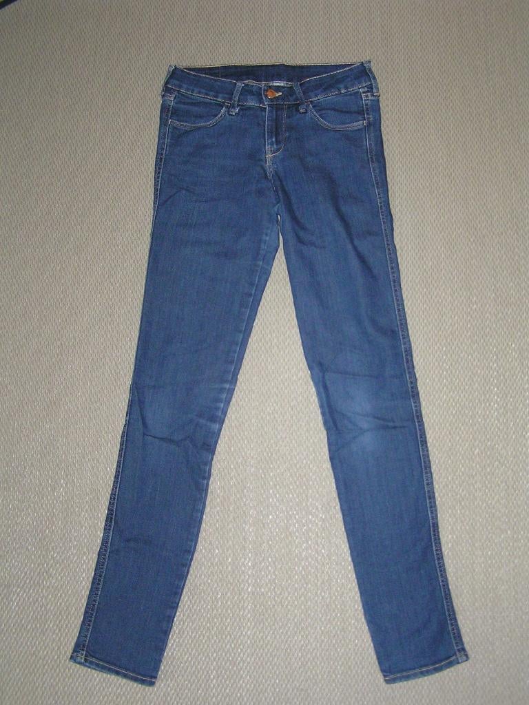 Spijkerbroek skinny low waist maat 25/32., Kleding | Dames, Spijkerbroeken en Jeans, H&M, Blauw, Nieuw, Ophalen of Verzenden