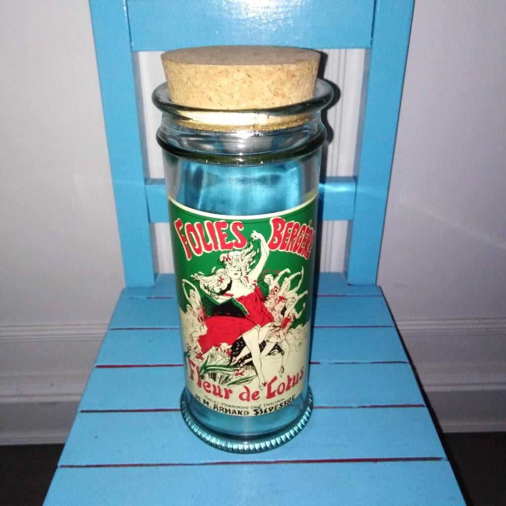 Pot met kunst print Folies Bergere Fleur de Lotus - Cheres, Ophalen